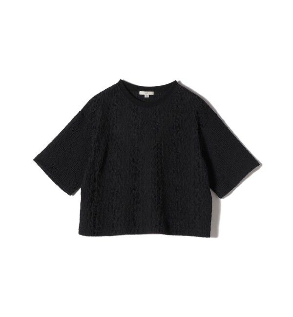 SHIPS for women「〈手洗い可能〉ランダムブルーゼ 5分袖 プルオーバー」|Tシャツ・カットソー|