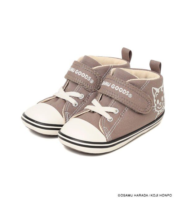 SHIPS KIDS「CONVERSE:13～15cm / BABY OSAMU GOODS スニーカー」|スニーカー|ブラウン系