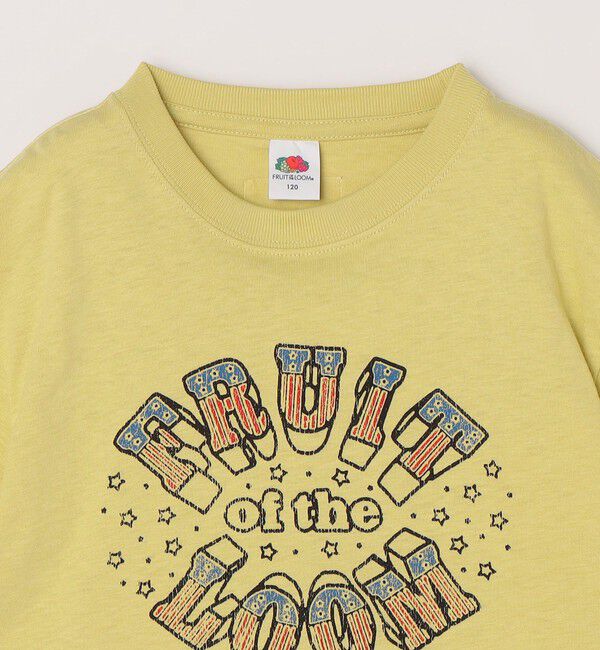SHIPS any「FRUIT OF THE LOOM:〈洗濯機可能〉ロゴ プリント Tシャツ<KIDS>」|Tシャツ・カットソー|