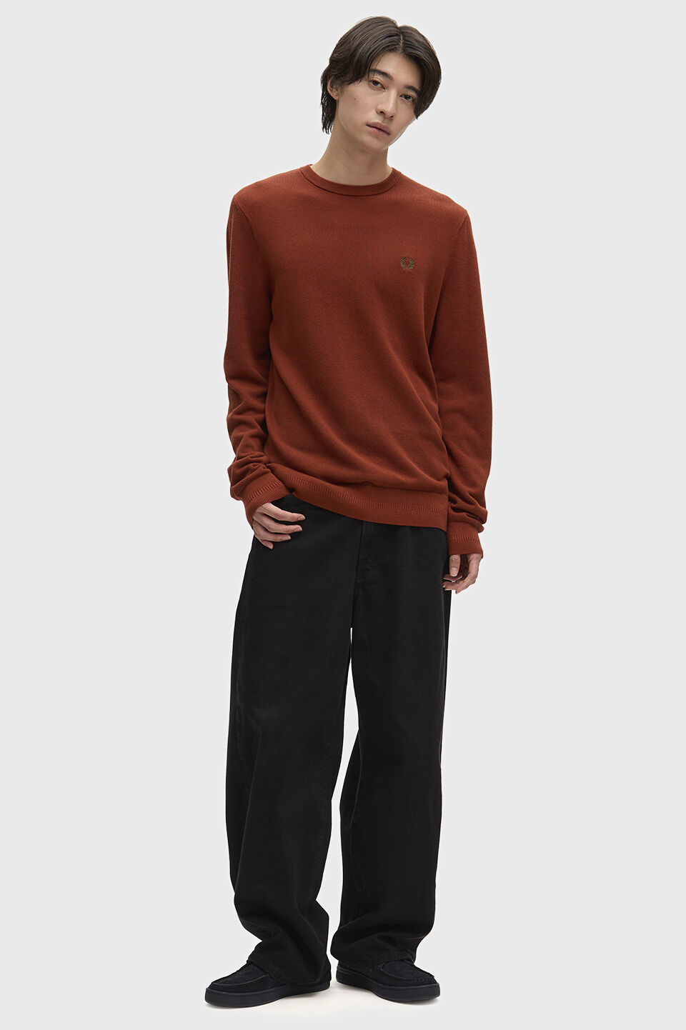 FRED PERRY 「FRED PERRY／Pique Stitch Jumper／ピケステッチニット」|Tシャツ・カットソー|