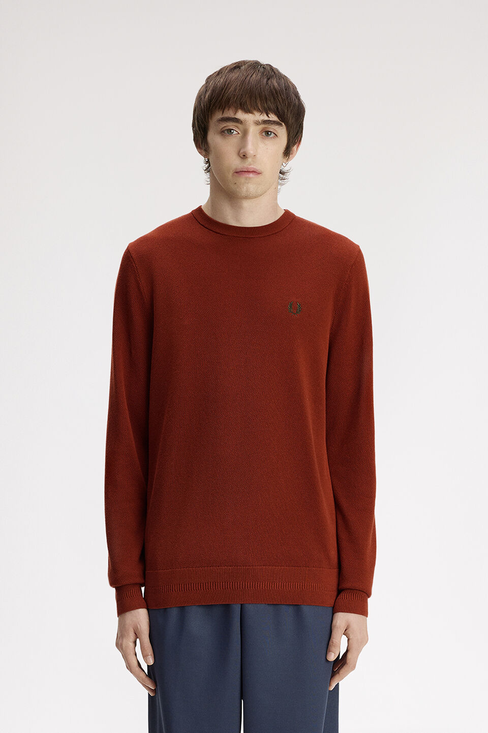 FRED PERRY 「FRED PERRY／Pique Stitch Jumper／ピケステッチニット」|Tシャツ・カットソー|