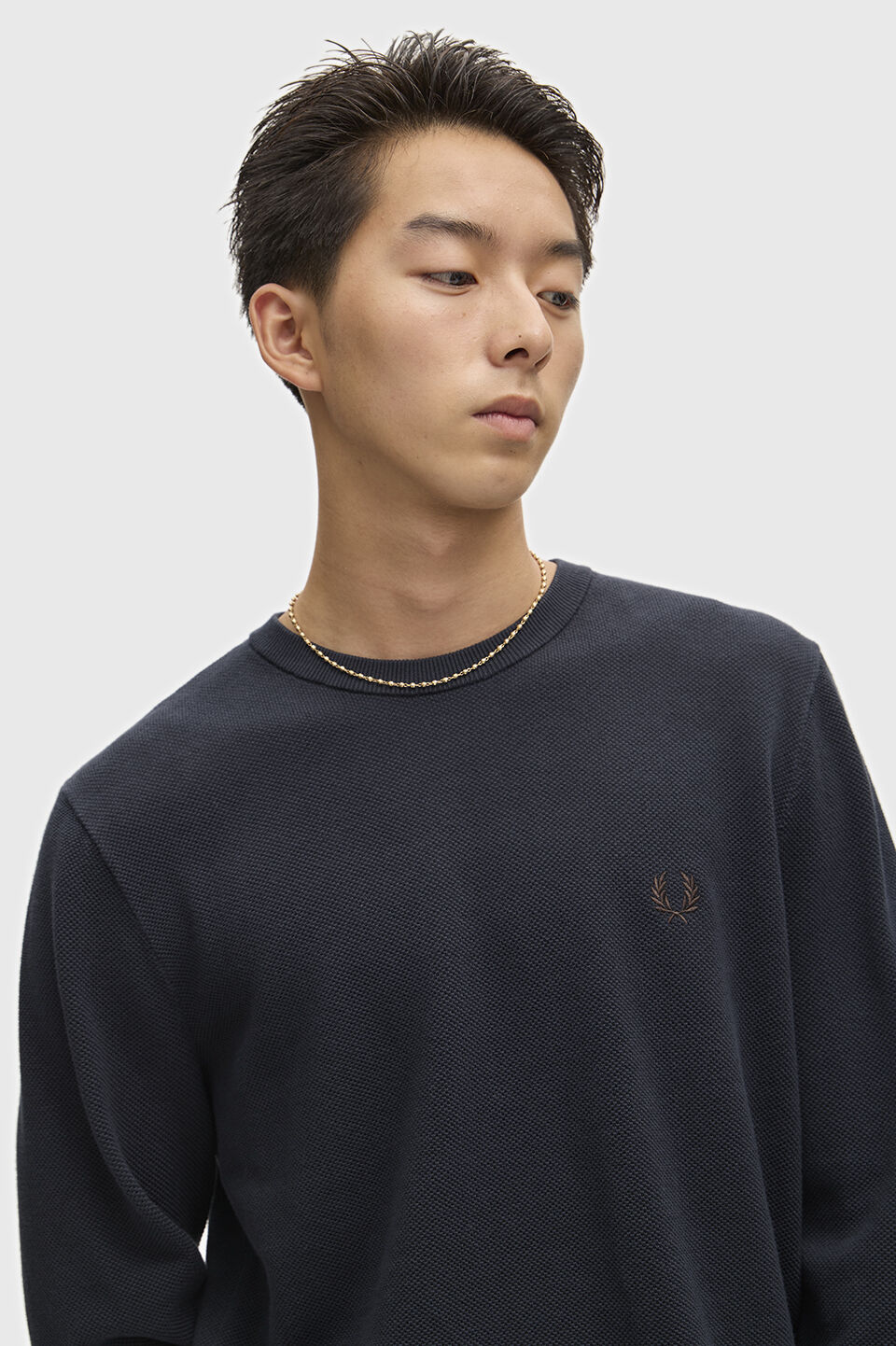 FRED PERRY 「FRED PERRY／Pique Stitch Jumper／ピケステッチニット」|Tシャツ・カットソー|
