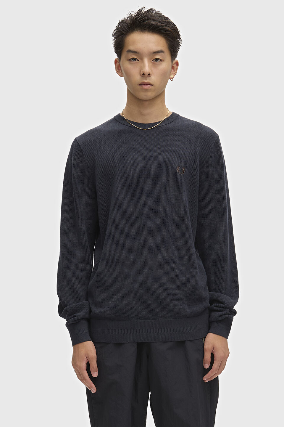 FRED PERRY 「FRED PERRY／Pique Stitch Jumper／ピケステッチニット」|Tシャツ・カットソー|