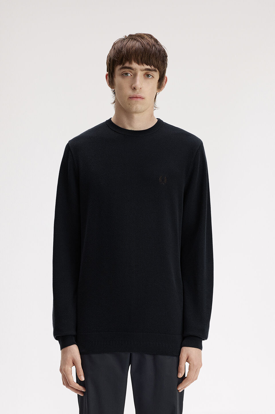 FRED PERRY 「FRED PERRY／Pique Stitch Jumper／ピケステッチニット」|Tシャツ・カットソー|