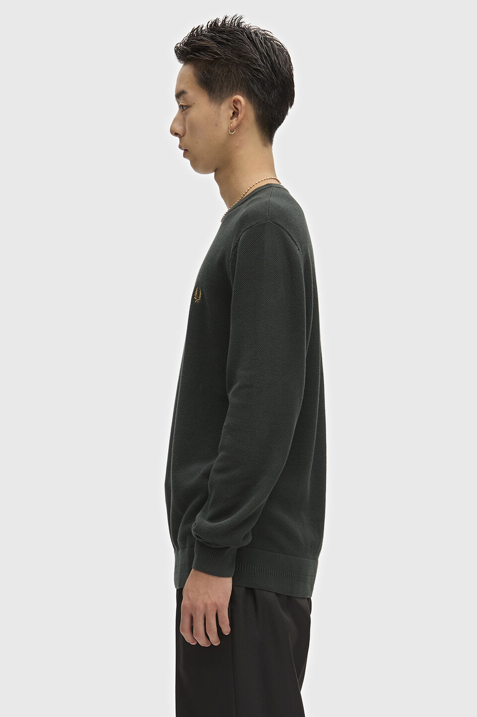 FRED PERRY 「FRED PERRY／Pique Stitch Jumper／ピケステッチニット」|Tシャツ・カットソー|