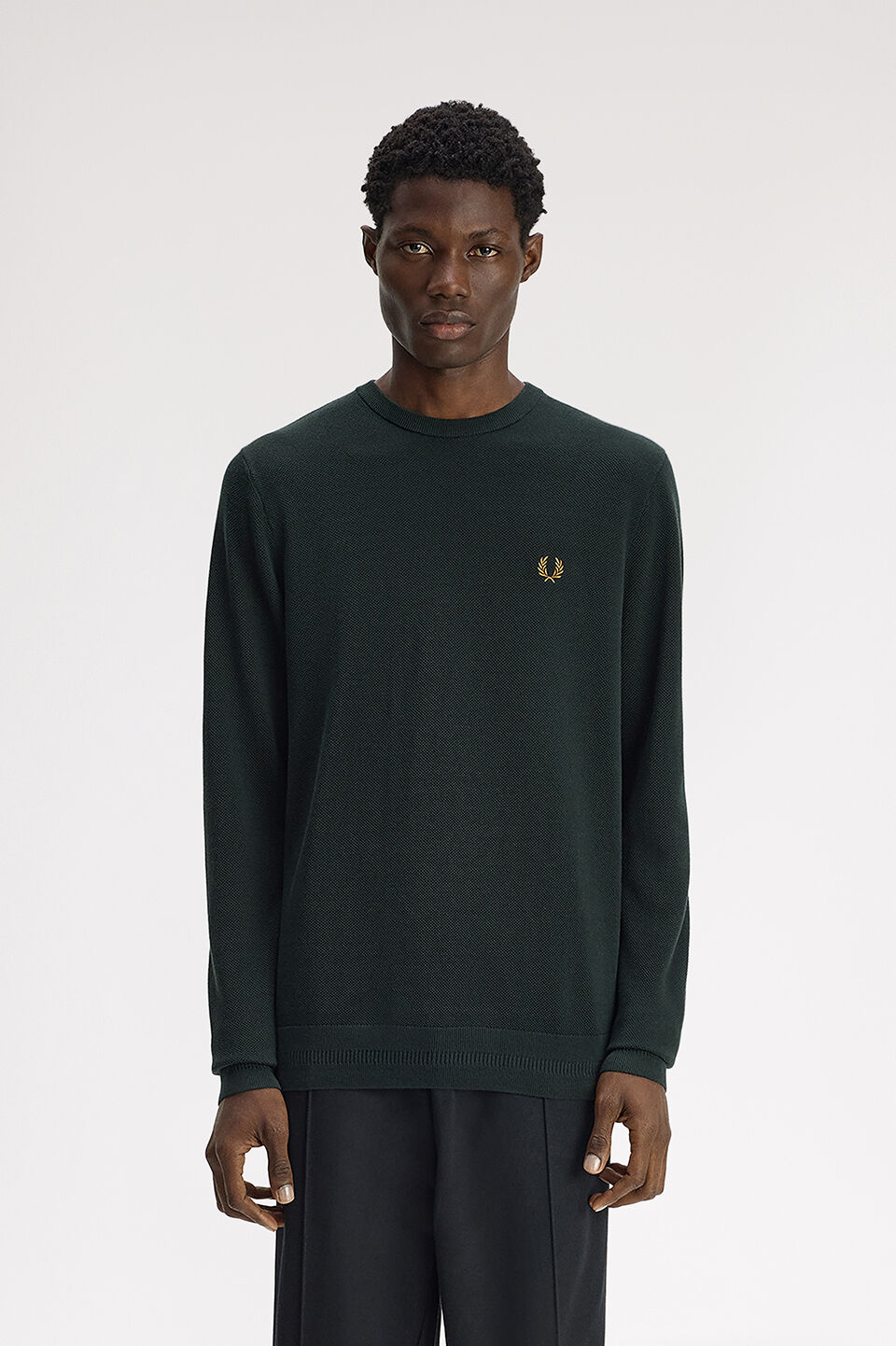 FRED PERRY 「FRED PERRY／Pique Stitch Jumper／ピケステッチニット」|Tシャツ・カットソー|
