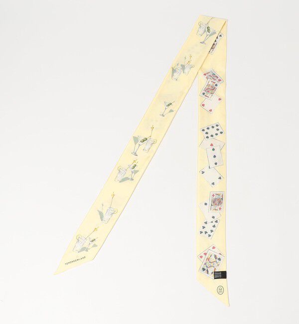 TOMORROWLAND GOODS「ATELIER TOMORROW COCKTAIL シルク ツイリースカーフ」|バンダナ・スカーフ|