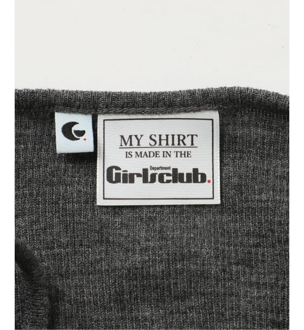 Plage「《予約》Girls Department Club FINE RIB MERROW SL トップス」|ニット・セーター|