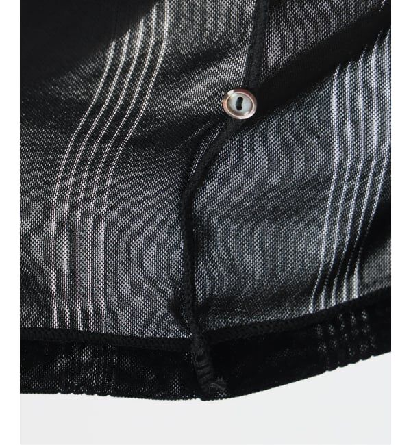 SLOBE IENA「miller/ミラー SLOBE別注 SHEER ベロアカシュクールトップス」|Tシャツ・カットソー|