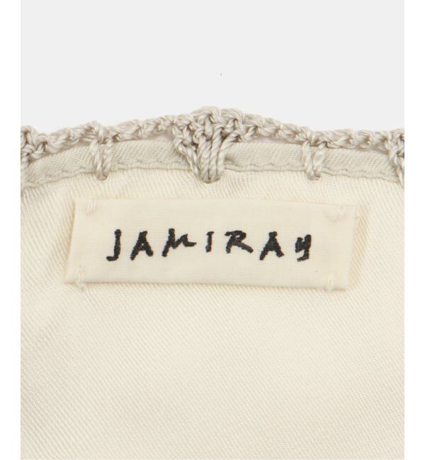 IENA LA BOUCLE「JAMIRAY ジャミレイ CROCHET SCARF S 262-270404」|バンダナ・スカーフ|