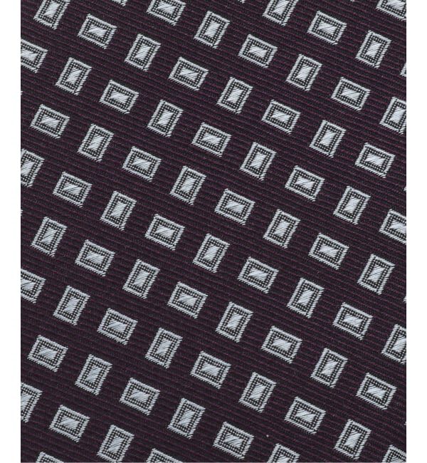 EDIFICE「Holliday & Brown(ホリデー & ブラウン)  Small Square Pattern Tie」|ネクタイ・蝶ネクタイ|