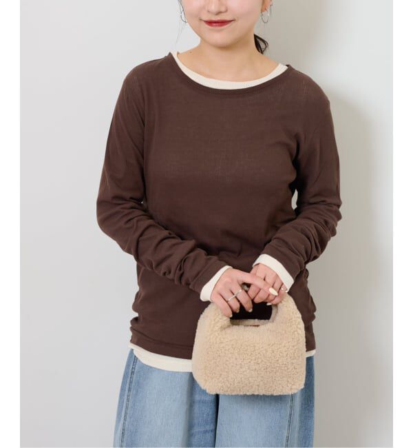 JOURNAL STANDARD relume「《追加2》ツイストシアーテレコロングTEE」|Tシャツ・カットソー|