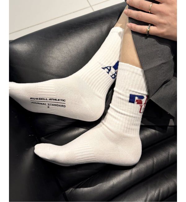JOURNAL STANDARD「別注【RUSSELL ATHLETIC*JM for JS】LOGO SOCKS」|ソックス|
