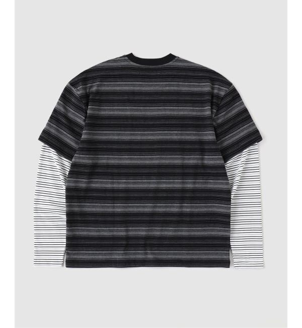 JOURNAL STANDARD「METALWOOD / メタルウッド DOUBLE LAYER STRIPED T-SHIRT」|Tシャツ・カットソー|