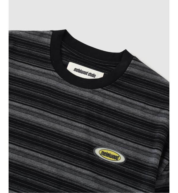 JOURNAL STANDARD「METALWOOD / メタルウッド DOUBLE LAYER STRIPED T-SHIRT」|Tシャツ・カットソー|
