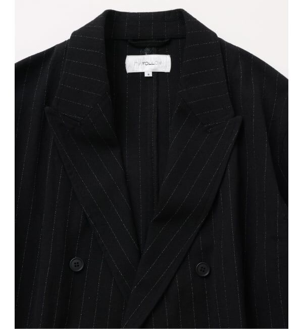 JOURNAL STANDARD「【FOLL / フォル】wool silk stripe daily w jacket」|テーラードジャケット|