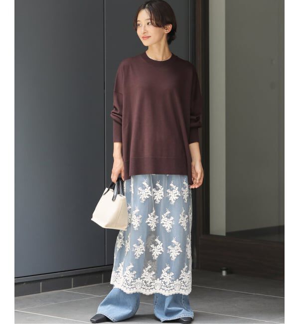 JOURNAL STANDARD relume「《追加予約 / 新色》BiellaYarnワイドクルーネックプルオーバー」|ニット・セーター|