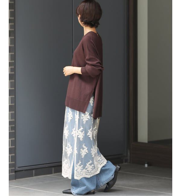JOURNAL STANDARD relume「《追加予約 / 新色》BiellaYarnワイドクルーネックプルオーバー」|ニット・セーター|