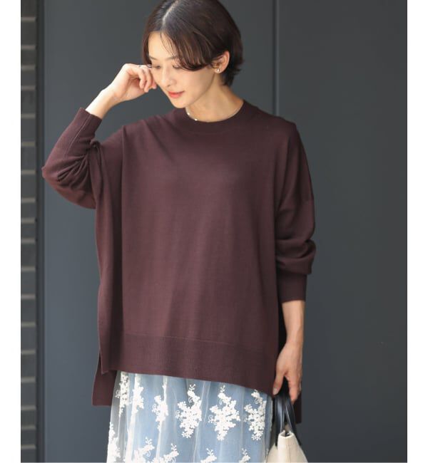 JOURNAL STANDARD relume「《追加予約 / 新色》BiellaYarnワイドクルーネックプルオーバー」|ニット・セーター|