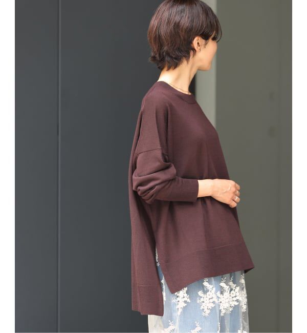 JOURNAL STANDARD relume「《追加予約 / 新色》BiellaYarnワイドクルーネックプルオーバー」|ニット・セーター|