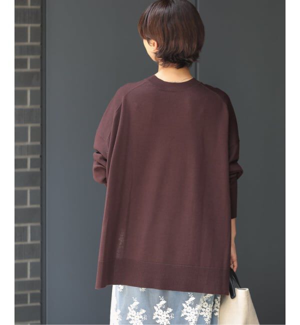 JOURNAL STANDARD relume「《追加予約 / 新色》BiellaYarnワイドクルーネックプルオーバー」|ニット・セーター|