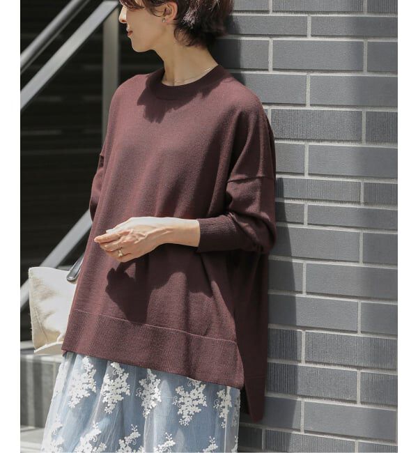 JOURNAL STANDARD relume「《追加予約 / 新色》BiellaYarnワイドクルーネックプルオーバー」|ニット・セーター|