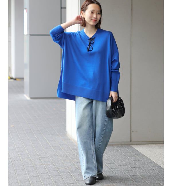 JOURNAL STANDARD relume「《追加予約 / 新色》BiellaYarnワイドクルーネックプルオーバー」|ニット・セーター|
