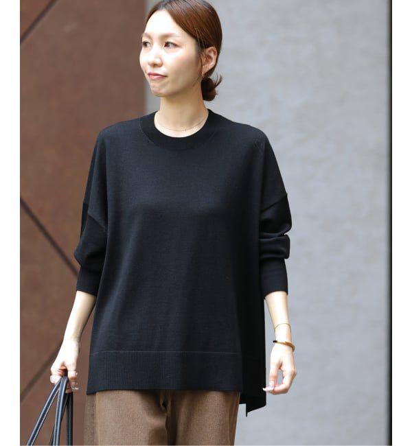 JOURNAL STANDARD relume「《追加予約 / 新色》BiellaYarnワイドクルーネックプルオーバー」|ニット・セーター|