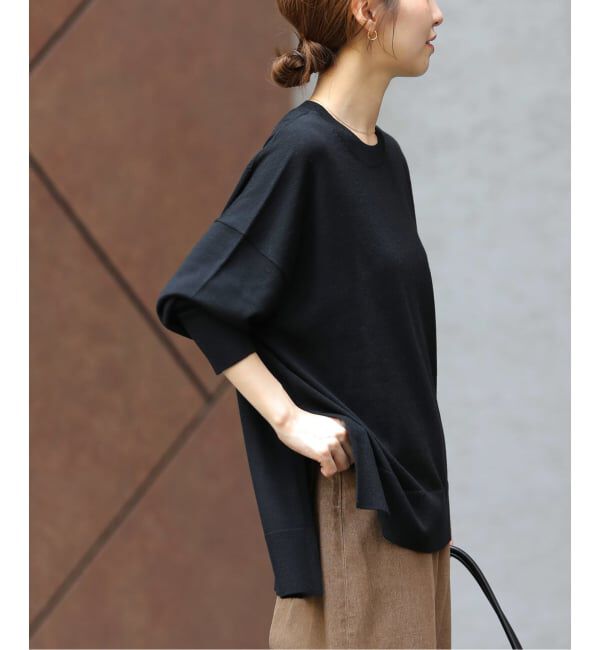 JOURNAL STANDARD relume「《追加予約 / 新色》BiellaYarnワイドクルーネックプルオーバー」|ニット・セーター|