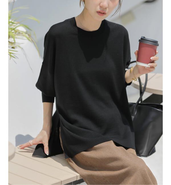 JOURNAL STANDARD relume「《追加予約 / 新色》BiellaYarnワイドクルーネックプルオーバー」|ニット・セーター|