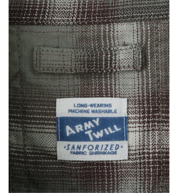 JOURNAL STANDARD「別注【ARMY TWILL/アーミーツイル】CheckedUtilityShirt」|シャツ・ブラウス|