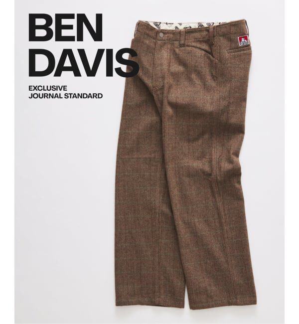 JOURNAL STANDARD「《予約》BEN DAVIS / ベンデイビス 別注 ORIGINAL BEN'S」|スラックス|ブラウン