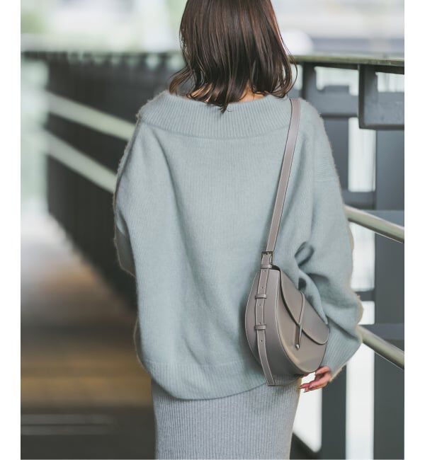 NOBLE「《WEB・一部店舗限定追加予約》YAKワイドVネックニット」|ニット・セーター|