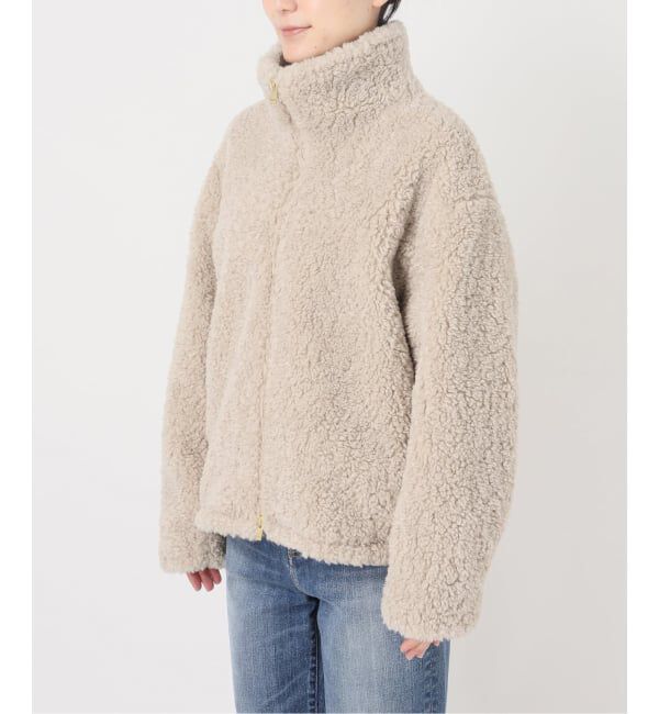 Spick and Span「《追加予約》スタンドZIPボアブルゾン」|その他|
