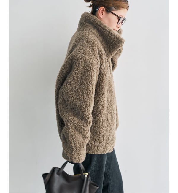 Spick and Span「《追加予約》スタンドZIPボアブルゾン」|その他|