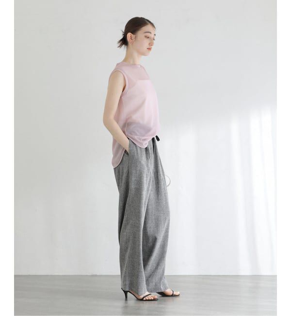  「【洗える】シアートリコットタンクトップ」|Tシャツ・カットソー|