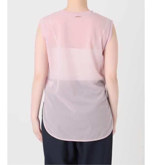  「【洗える】シアートリコットタンクトップ」|Tシャツ・カットソー|
