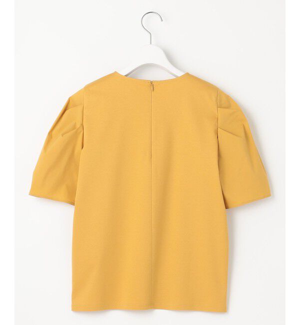 23区「【洗える】スムースデザイン タックディテール カットソー」|Tシャツ・カットソー|