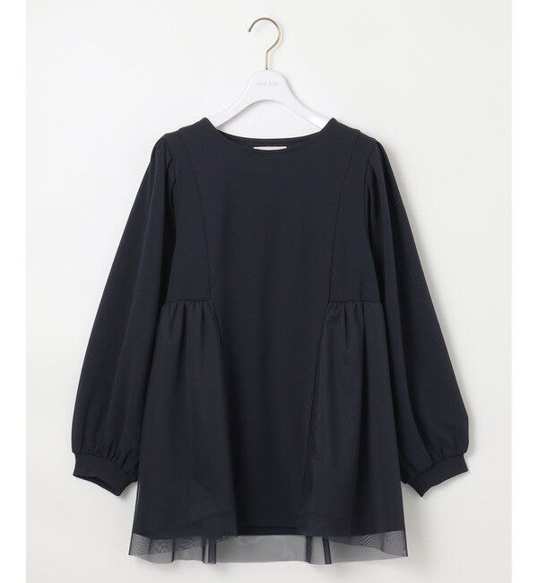 ANY SIS「【WEB・一部店舗限定】ペプラムチュールコンビ セット」|スーツ|