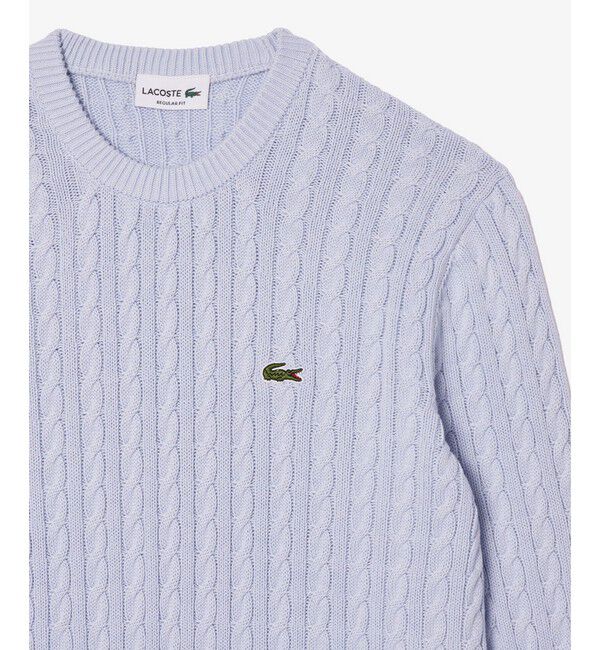 LACOSTE「ケーブルニットセーター」|ニット・セーター|