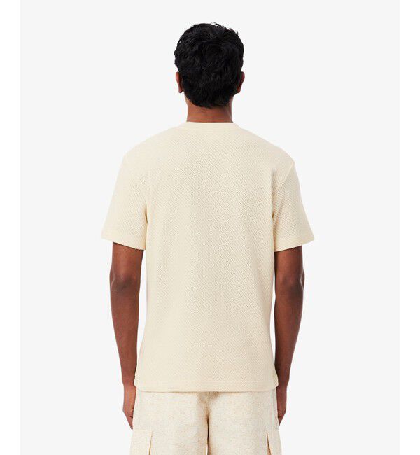 LACOSTE「コットンメッシュニットTシャツ」|Tシャツ・カットソー|