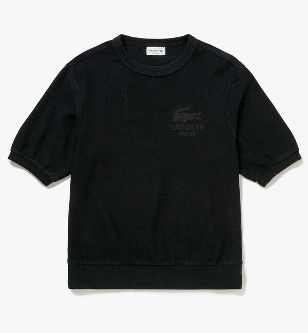LACOSTE「インディゴパイル 半袖スウェットシャツ」|スウェット・ジャージ|
