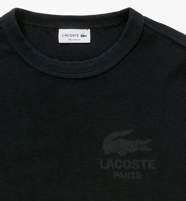 LACOSTE「インディゴパイル 半袖スウェットシャツ」|スウェット・ジャージ|