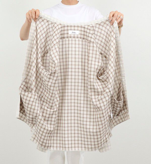 NOLLEY'S goodman「ダブルガーゼ レギュラーカラーオーバーシャツ 26AW」|シャツ・ブラウス|
