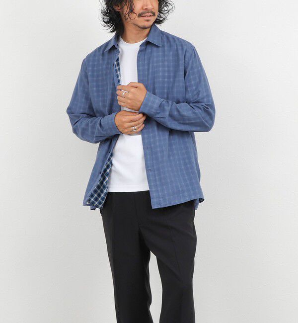 NOLLEY'S goodman「ダブルガーゼ レギュラーカラーオーバーシャツ 26AW」|シャツ・ブラウス|