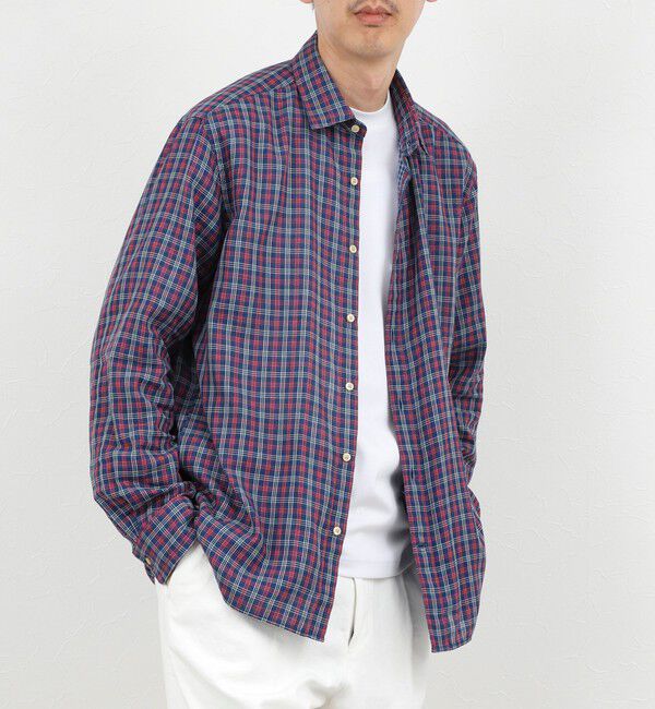 NOLLEY'S goodman「ダブルガーゼ レギュラーカラーオーバーシャツ 26AW」|シャツ・ブラウス|