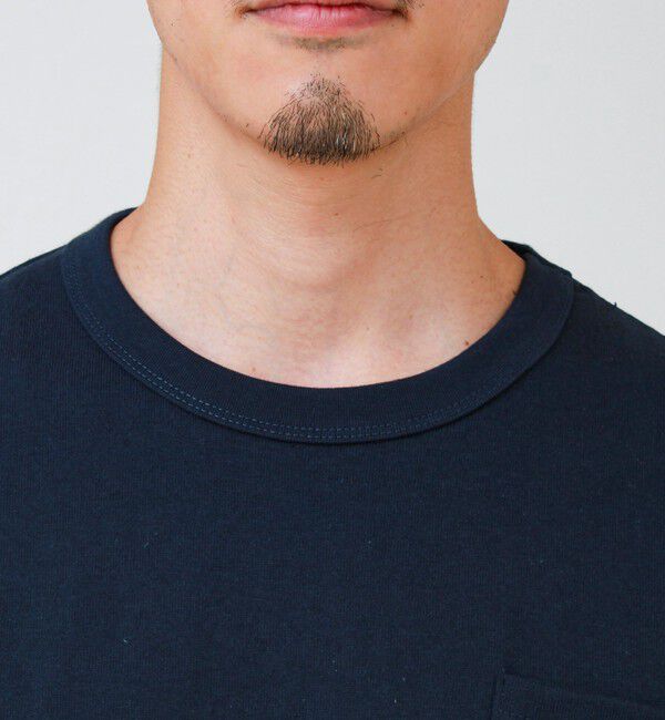 GLOSTER「【GEVACO/ゲバコ】ベーシックオープンエンド天竺ポケット刺繍Tシャツ」|Tシャツ・カットソー|