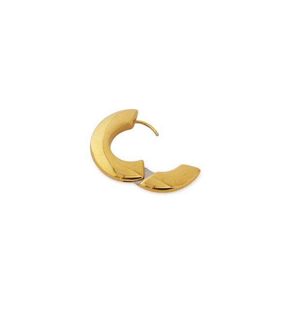 ADAM ET ROPE'「フラットフープピアス」|ピアス|