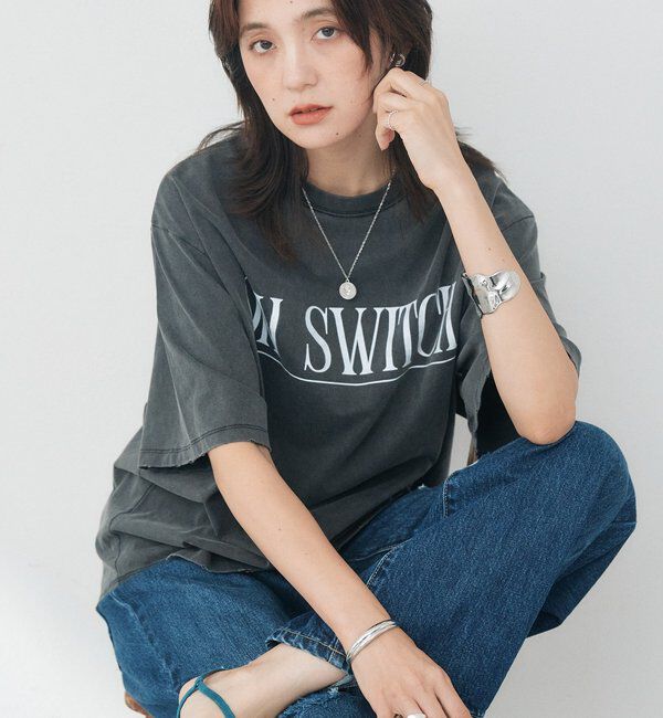  「【A・MONN】ON SWITCH tee」|Tシャツ・カットソー|