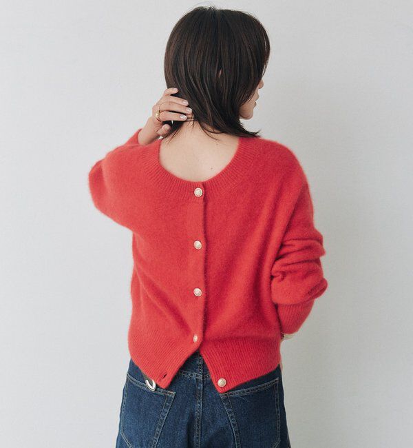  「ヘアリーヤーン2wayカーディガン」|カーディガン|